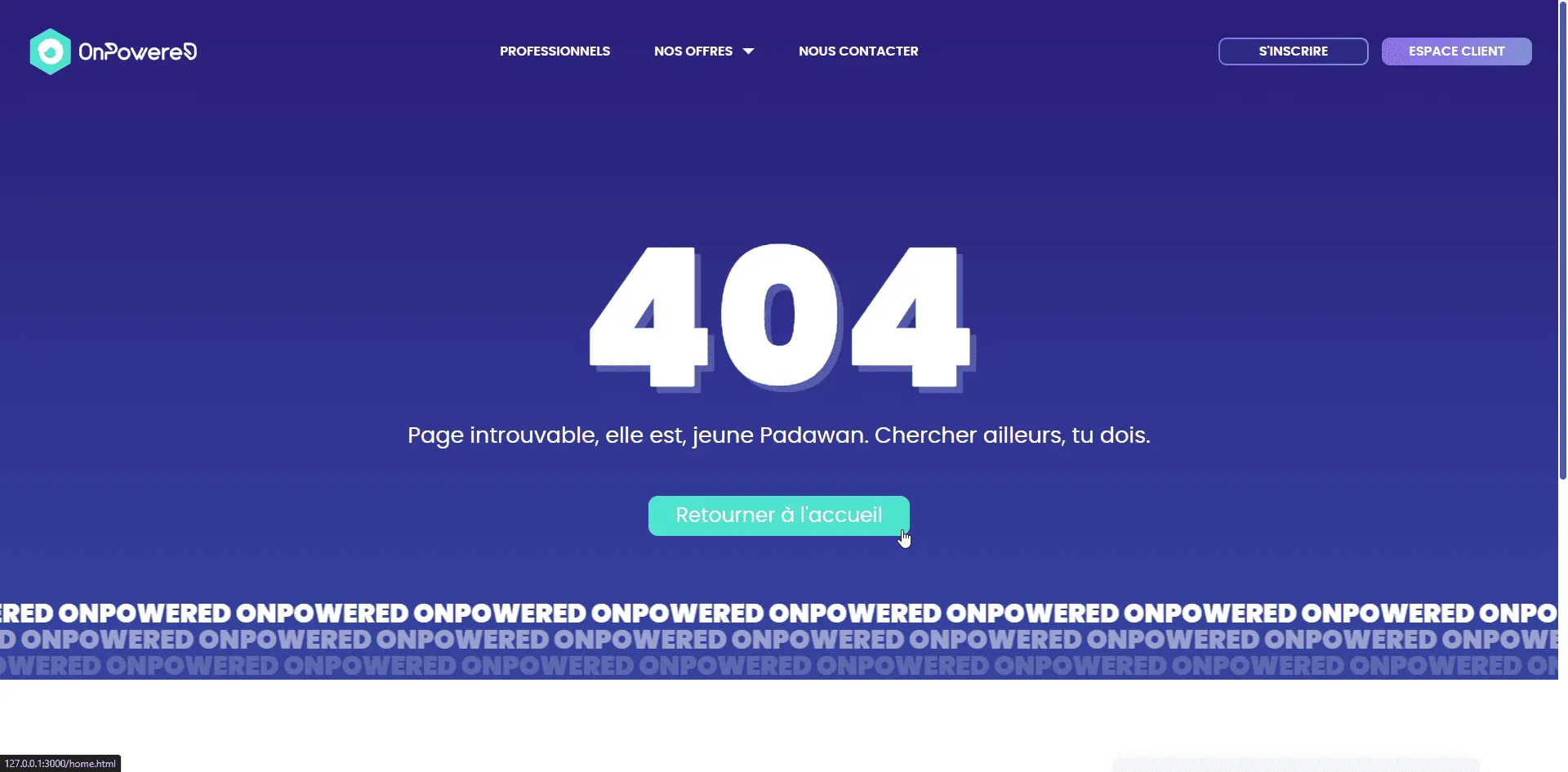 Capture 14 du projet OnPowered
