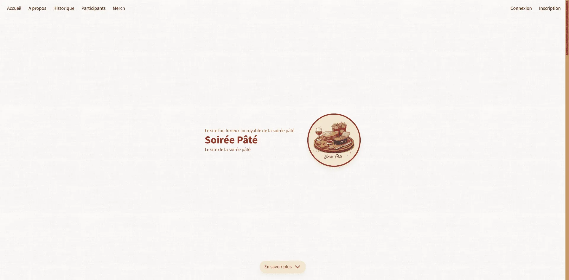 Aperçu du projet Soirée Pâté